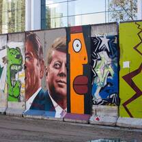 View of Berlin Wall 