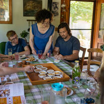Family lunch time...but we get to make it!