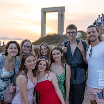 "Family Photo" at the ruins in Naxos
