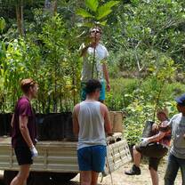 Student group on the Marine and Wildlife Conservation site