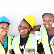 Bluemoon Projects volunteers.