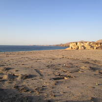 view of the site on the coast of Arabia