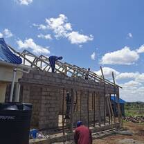 Roofing work
