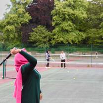 Private tennis lesson 