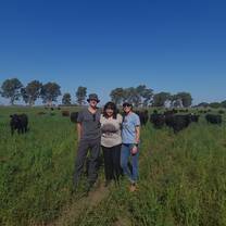 In the field