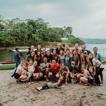 Group Photo in the Amazon Jungle