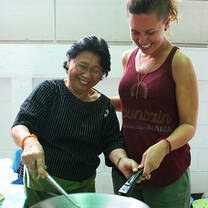 cooking thai food