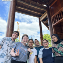 Our local team and interns together