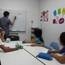 teacher in japenese classroom
