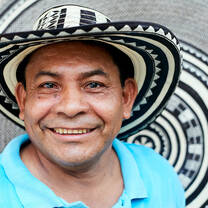 Amigo in a Sombrero Vueltiao 