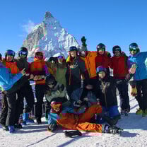 Ski group photo