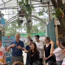 Discussion at coffee talk and share