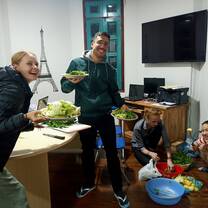 Cooking together