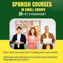 Spanish Courses in small groups