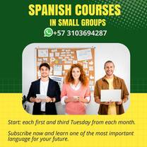 Spanish Courses in small groups