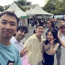 Japanese festival with interns