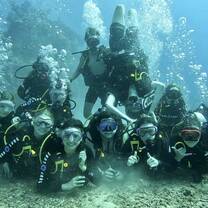 Scuba diving group photo