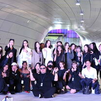 Asia Lab staff Runway to Seoul hearts