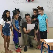 Teachers in a classroom