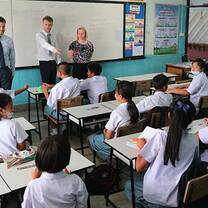 Teachers in classroom