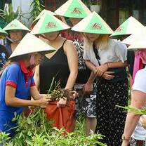 teachers pose during cultural orientation