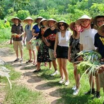 teachers pose for a photo in vietnam