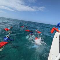 Students kayaking