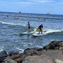 Surfing lessons