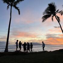 Beach sunset