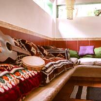 Living room space at the camp