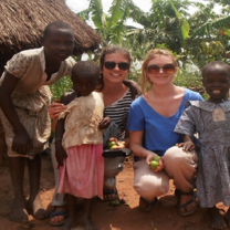 our volunteers with our community members 