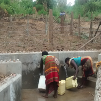One of our water project in rural communities of nakisunga
