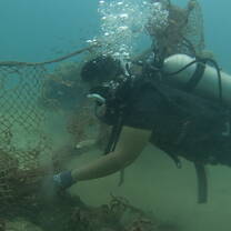 Volunteer and help with Ghost net removal with Perhentian Marine Research Station