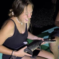 one of our evening crocodile observation excursions