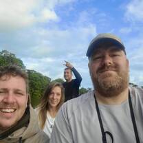 fun on the river observing manatees