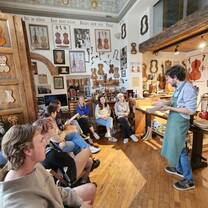 Class visit to a local violin makers studio. 