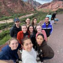 Nature excursion selfie in Buenos Aires
