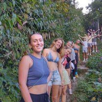 One of our groups during a hike
