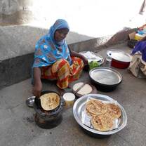 Local food in Tanzania