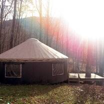 The Brook Yurt at Spirit Hollow