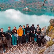 Lake Bled from Above