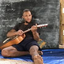 Music is an important part of life on the island!