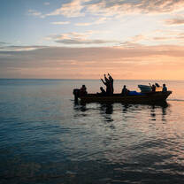 Traditional fishing trip