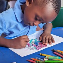 Kid drawing