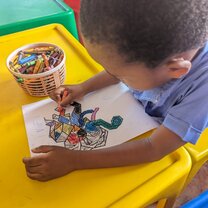 Kid drawing 