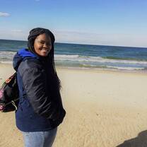 Woman on beach