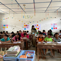 Our English class in sumatra! 