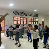 Aerobics class 