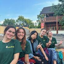 Volunteers at Yayasan Loka Mawa Upadhi