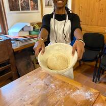 Breadmaking in a 16th century windmill